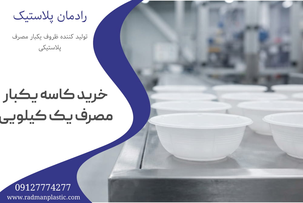 خرید کاسه یکبار مصرف یک کیلویی